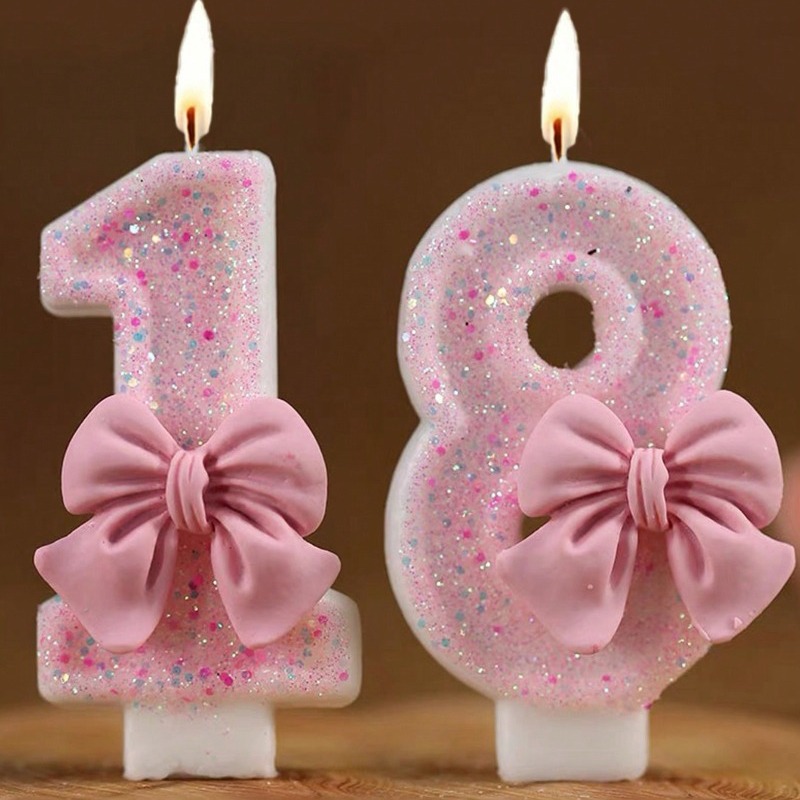 Paraffin Candle Wax - 1pc rosa borboleta em forma de