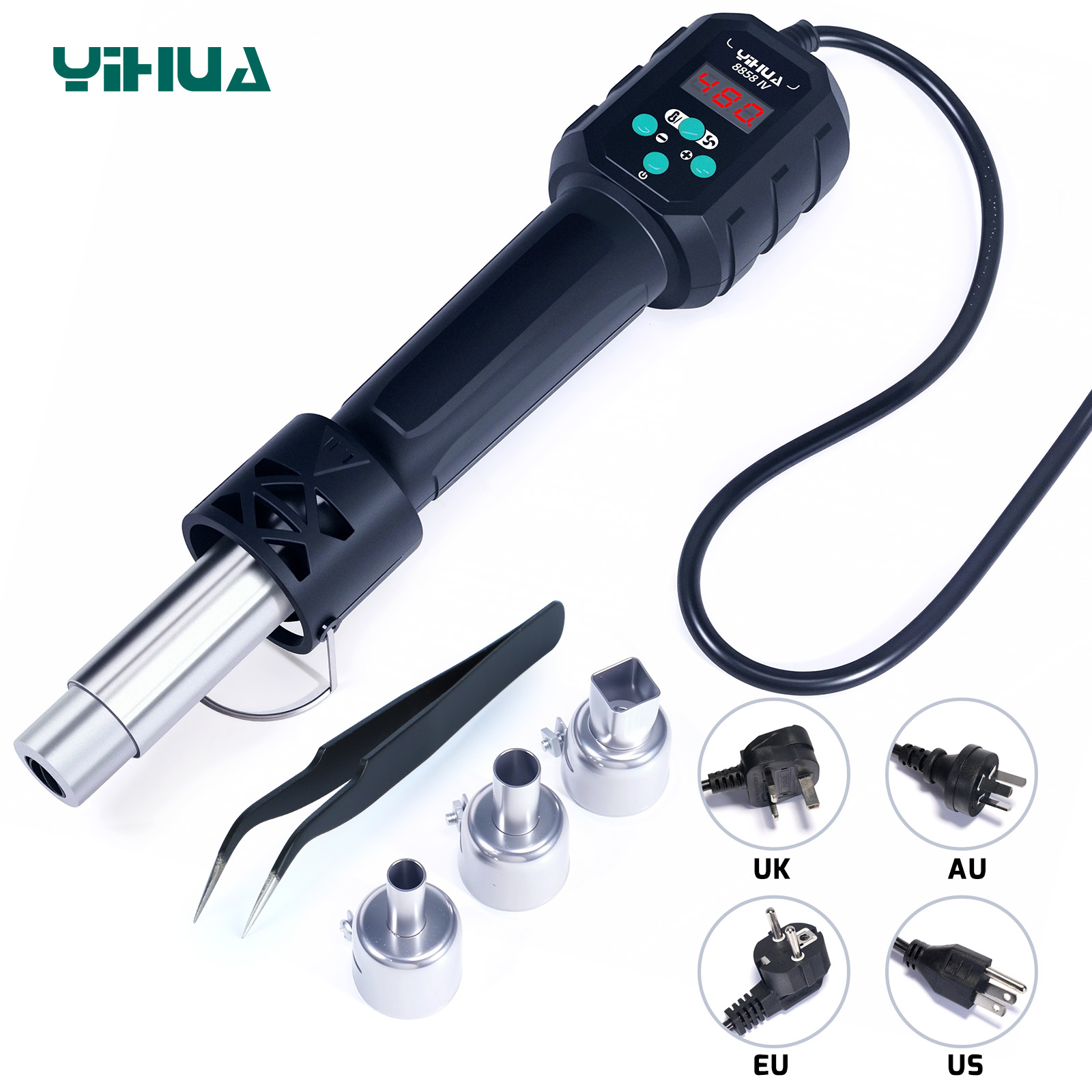 Heat Gun Embossing - Yihua pistola de ar quente temperatura