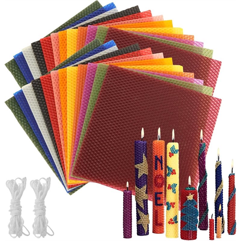 Candle Making Kit For Adults - Folhas de Cera de Abelha AT21
