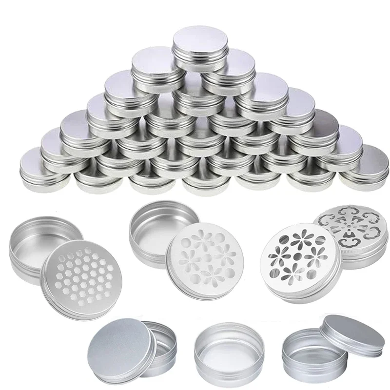 Tin Container Lid - 10 Unidades de Latas Redondas de