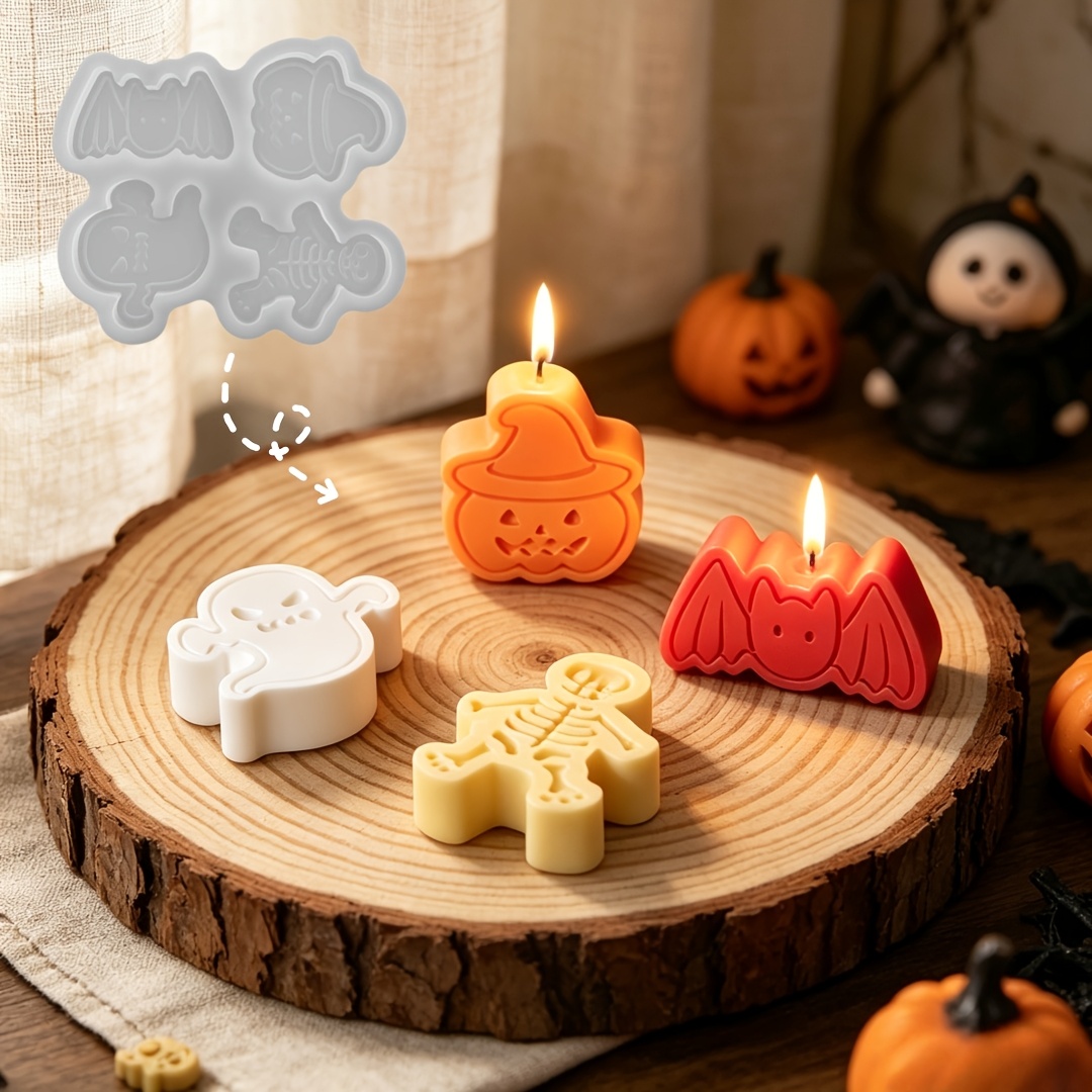 Candle Making Design - Conjunto de moldes de silicone com