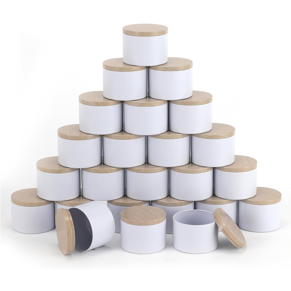 Latas de velas brancas com tam - Candle Making Homewood avaliação e preço