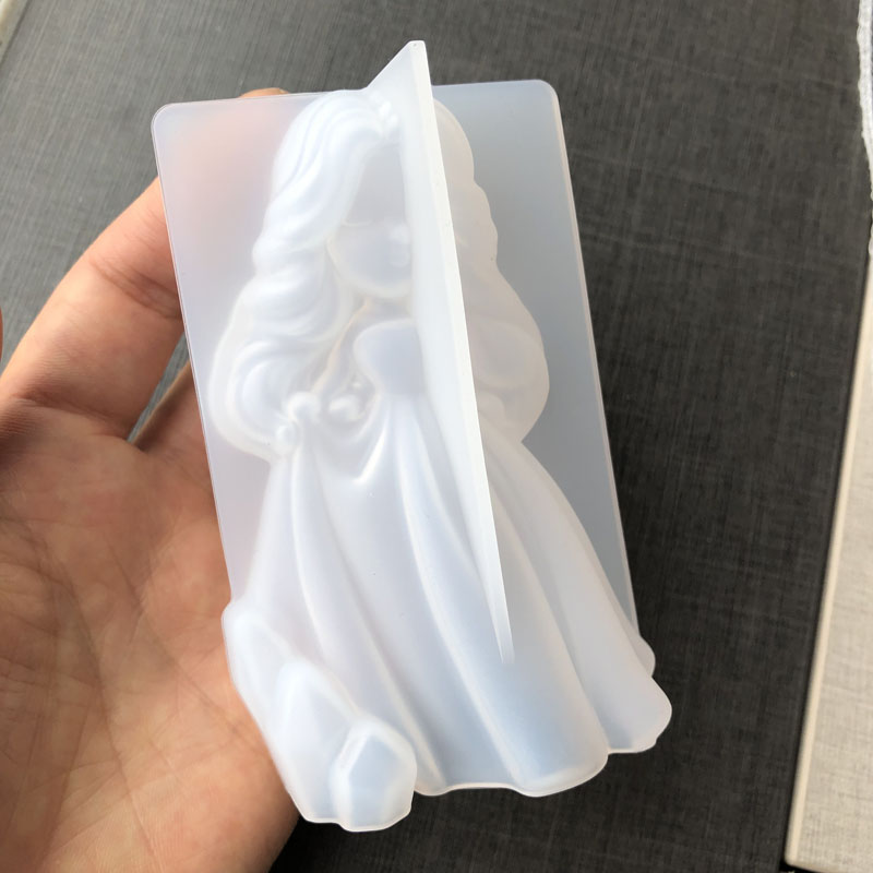 3d bonito princesa silicone ve - Candle Making Supplies avaliação e preço