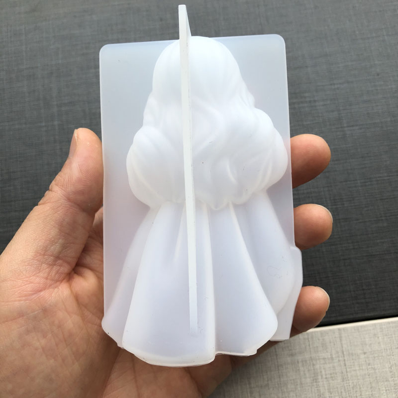 3d bonito princesa silicone ve - Candle Making Supplies avaliação e preço