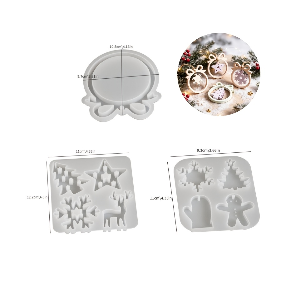 1/3 molde de silicone de resin - Candle Making Design avaliação e preço
