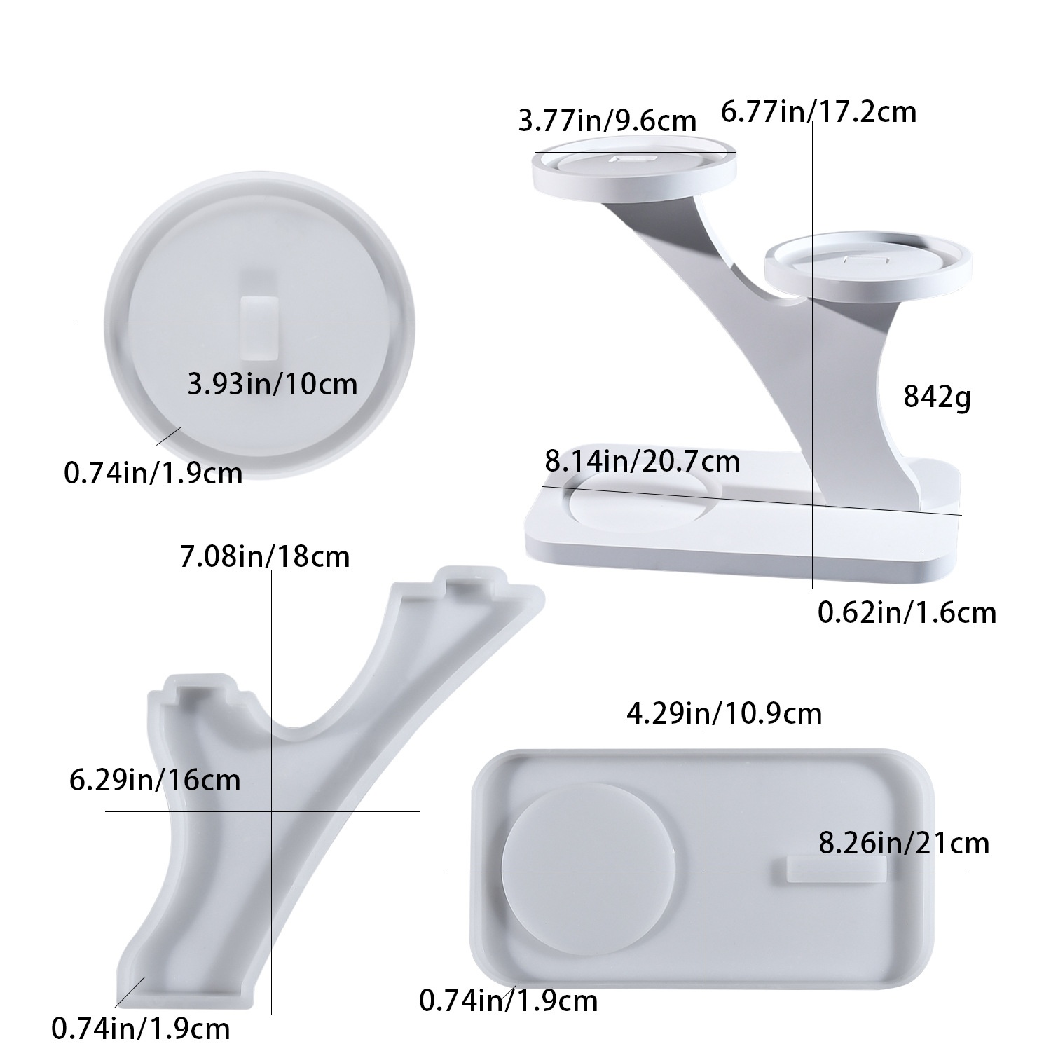 Molde de silicone para resina  - Candle Making Design avaliação e preço