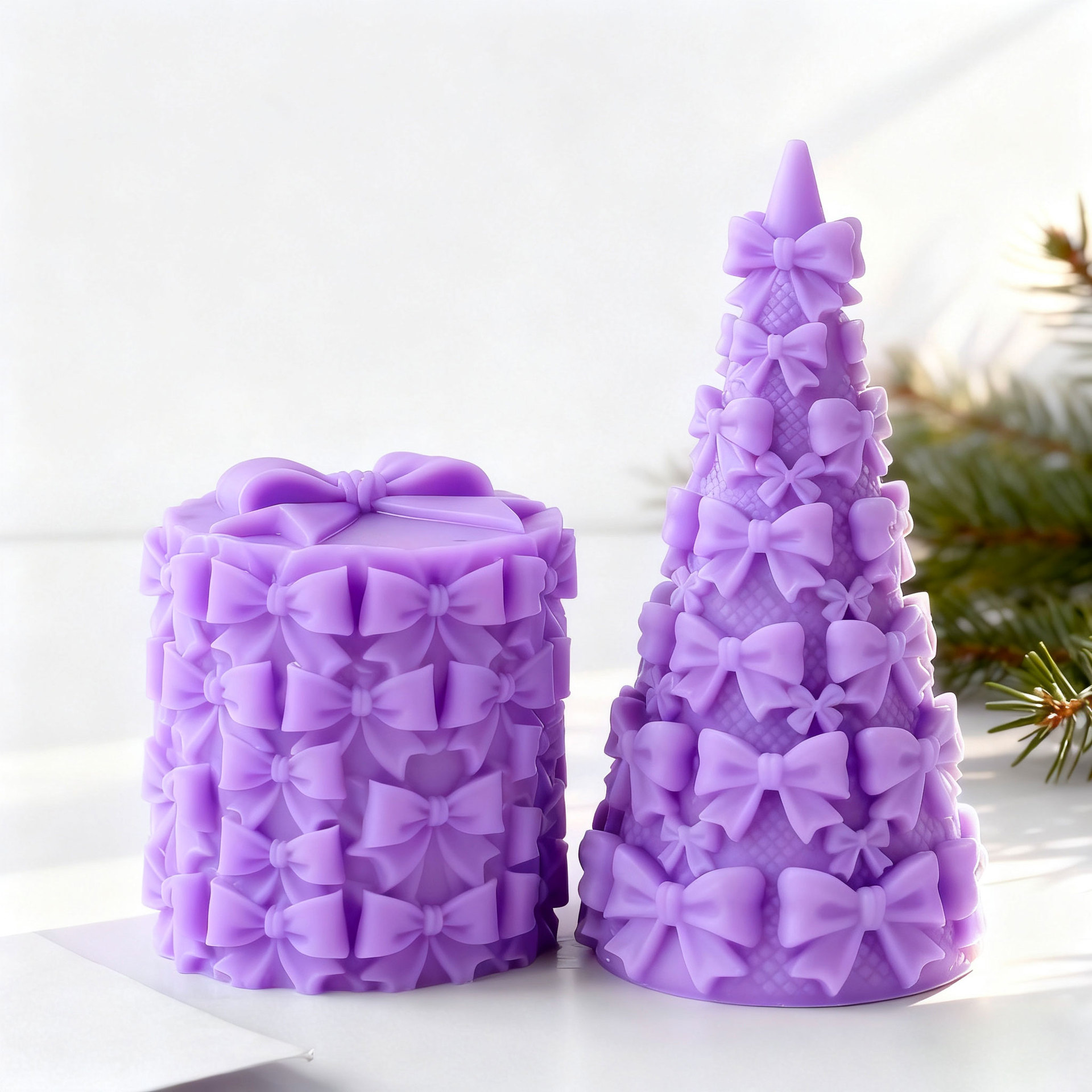 3d laço árvore de natal caixa  - Candle Making Party avaliação e preço