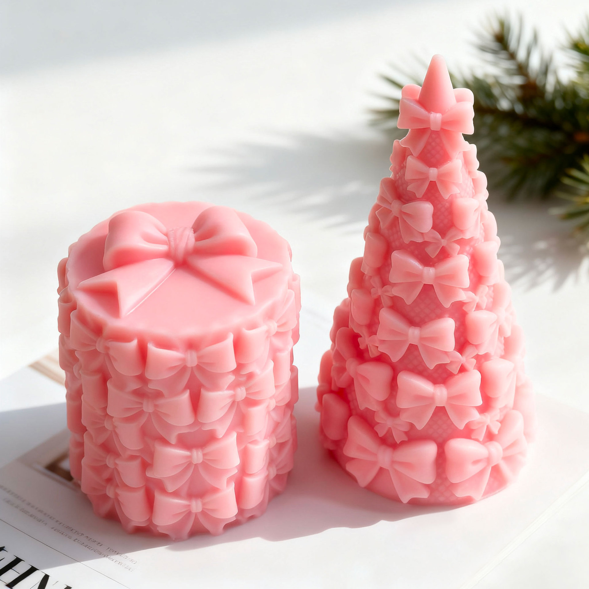 3d laço árvore de natal caixa  - Candle Making Party avaliação e preço