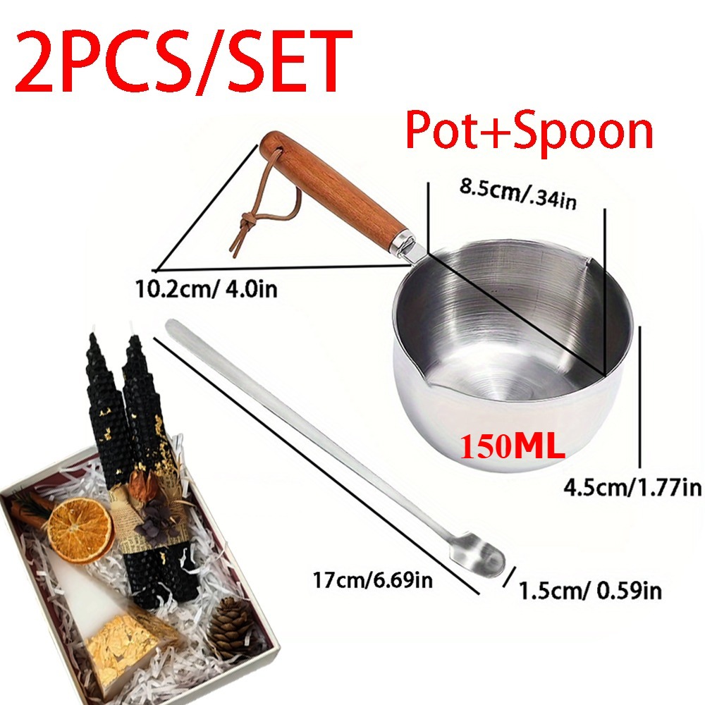 2 PEÇAS/CONJUNTO: Panela de De - Candle Making Homewood avaliação e preço