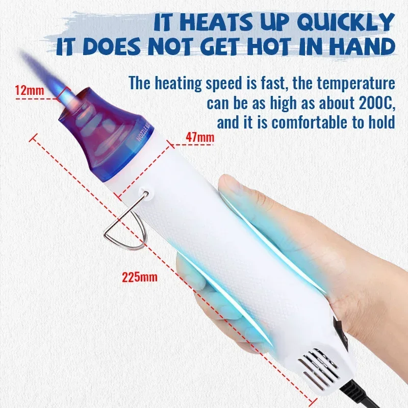 Pistola de ar quente 300w 220v - Heat Gun Embossing avaliação e preço