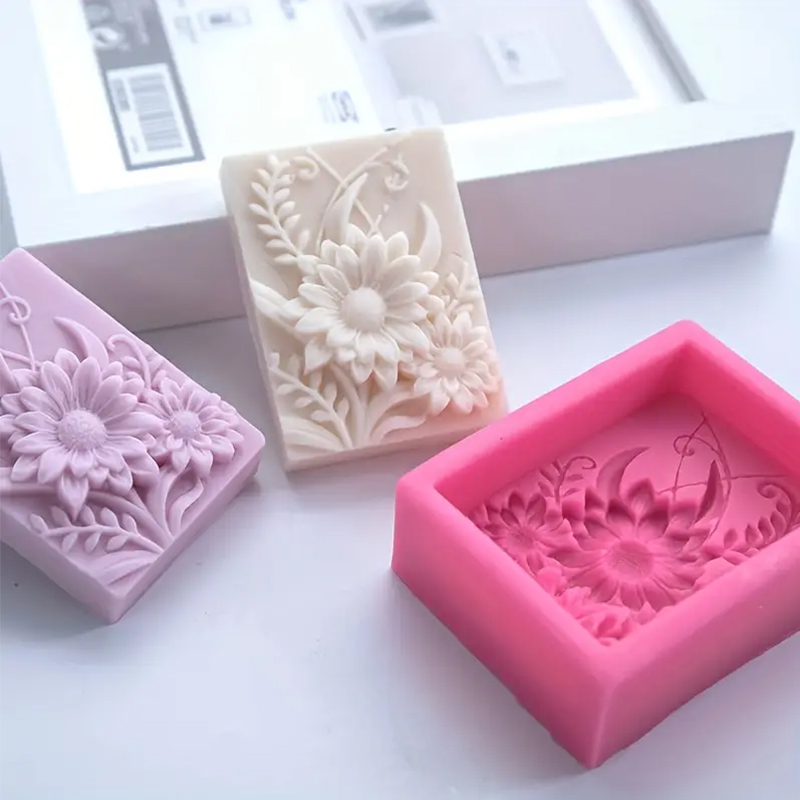 Molde de silicone quadrado de  - Candle Making Party avaliação e preço