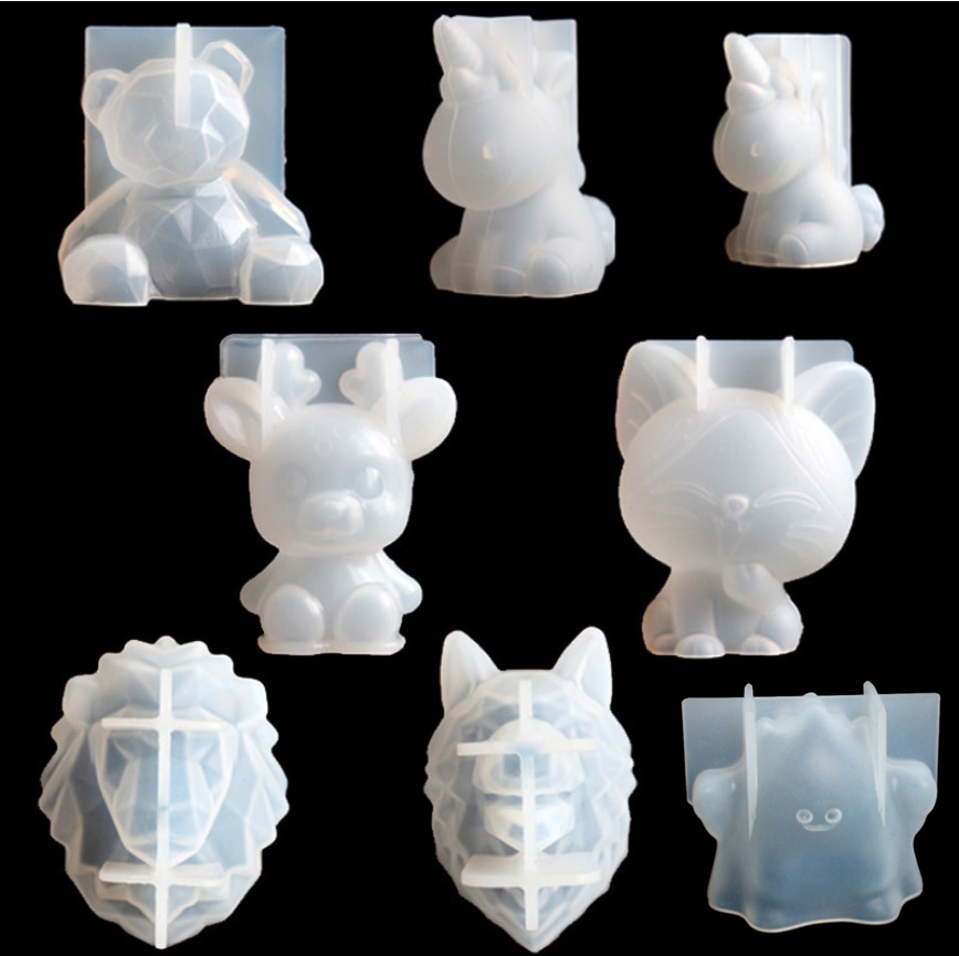 Unicórnio transparente silicon - Candle Making Supplies avaliação e preço