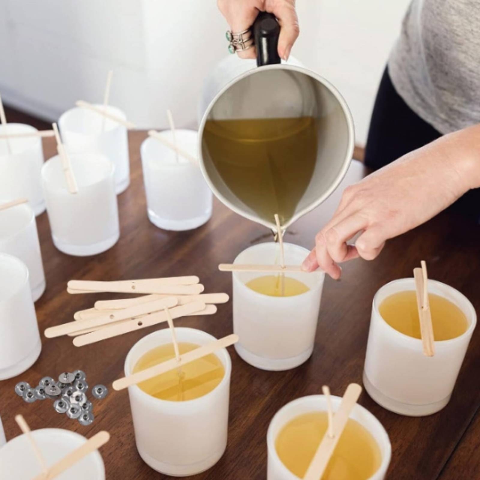 Suporte para Pavio com Pontos  - Candle Making Homewood avaliação e preço