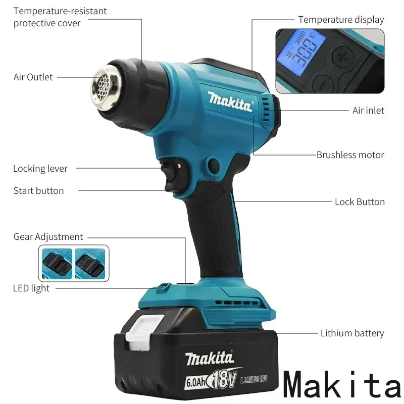 Makita 550 ° Pistola de Ar Que - Heat Gun Embossing avaliação e preço