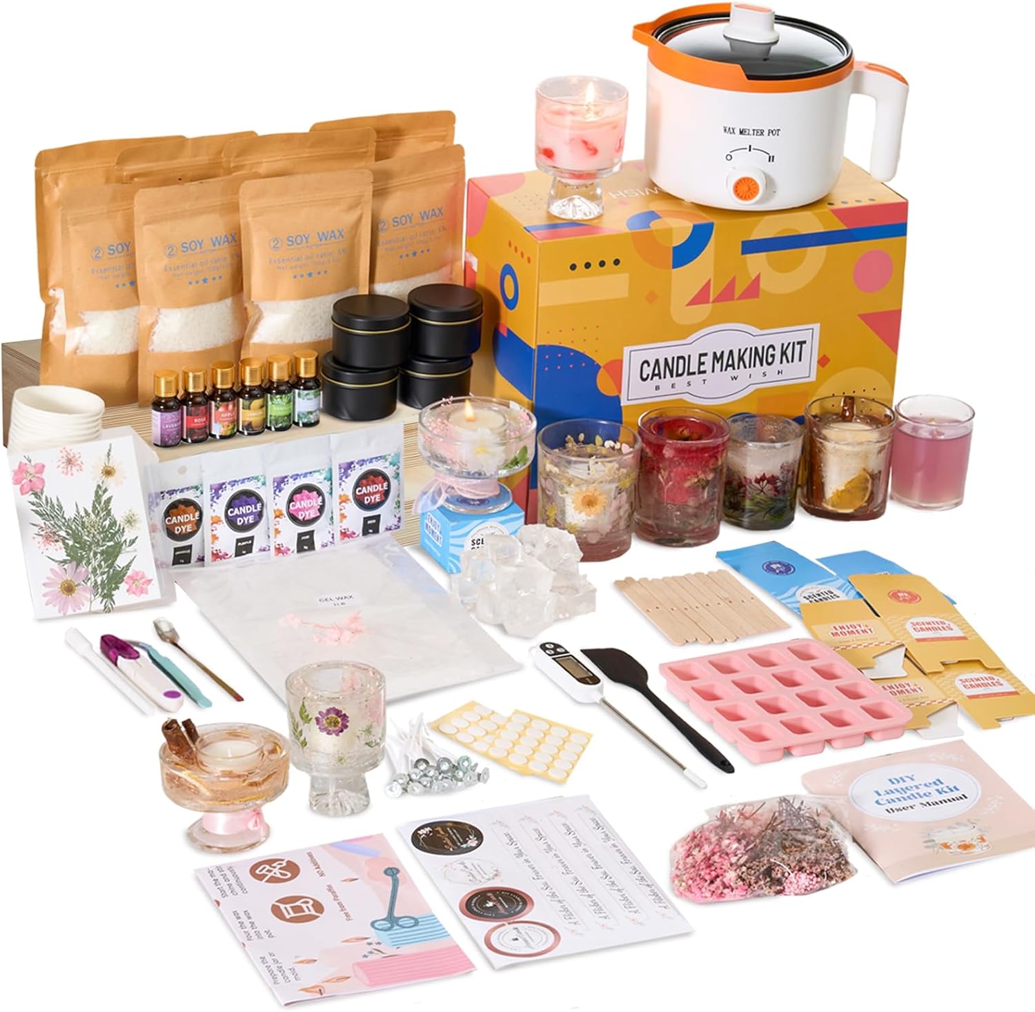 Kit de Fabricação de Velas DIY - Candle Making Kit For Adults avaliação e preço