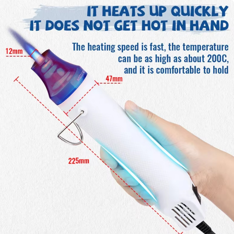 Pistola de calor temperatura d - Heat Gun Embossing avaliação e preço