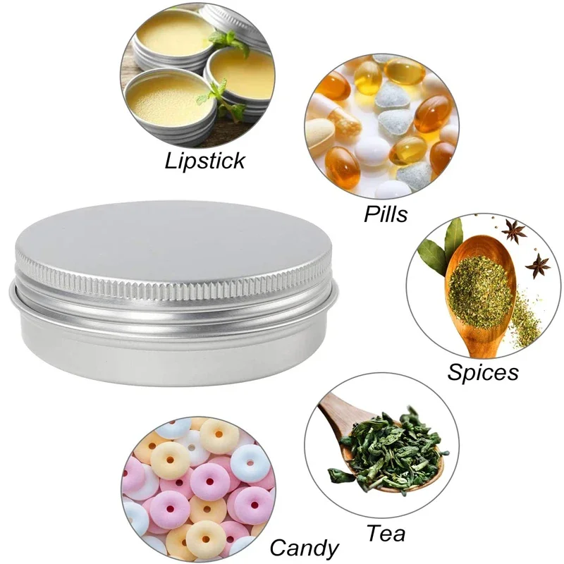 10 Unidades de Latas Redondas  - Tin Container Lid avaliação e preço