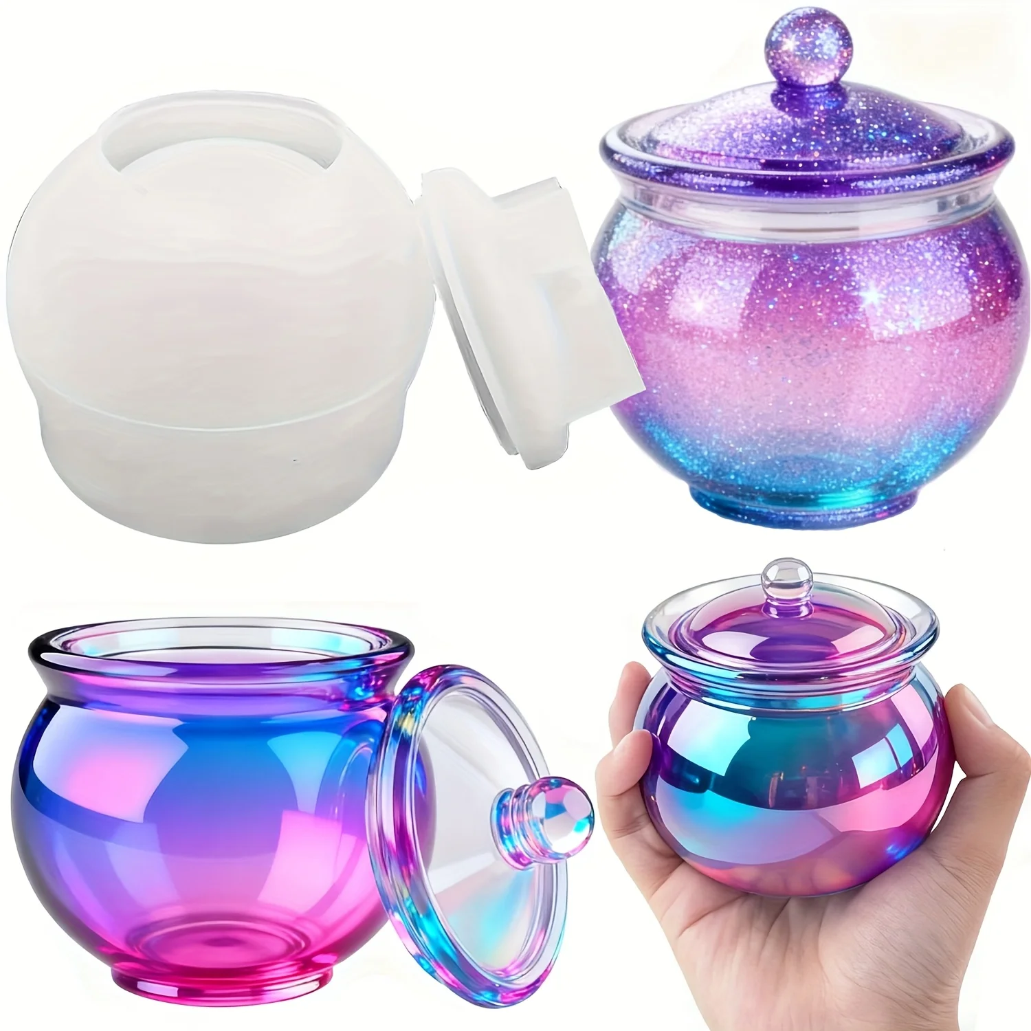 1 conjunto de moldes redondos  - Candle Making Design avaliação e preço
